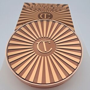 Charlotte Tilbury's Beautiful Skin Sun-Kissed Glow Cream Bronzer Shade Medium